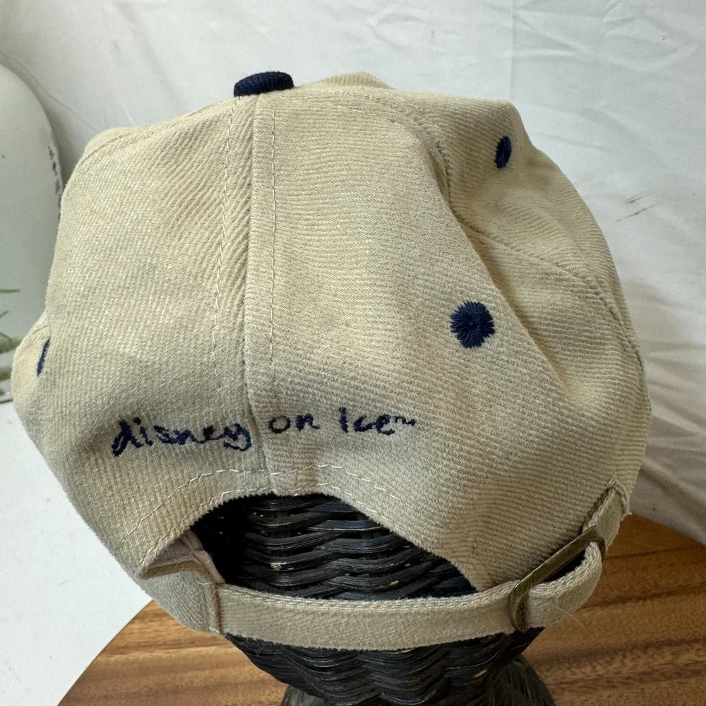 Vintage Mickey Mouse Hat Cap Disney on Ice Dad Strapback Adjustable Adult R.O.C.